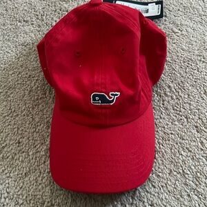 Vineyard Vines Red Baseball Hat